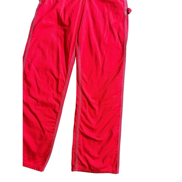 Vtg Washington Dee Cee Overalls Red 100% Cotton Adjustable Straps Unisex OS See - Picture 13 of 16